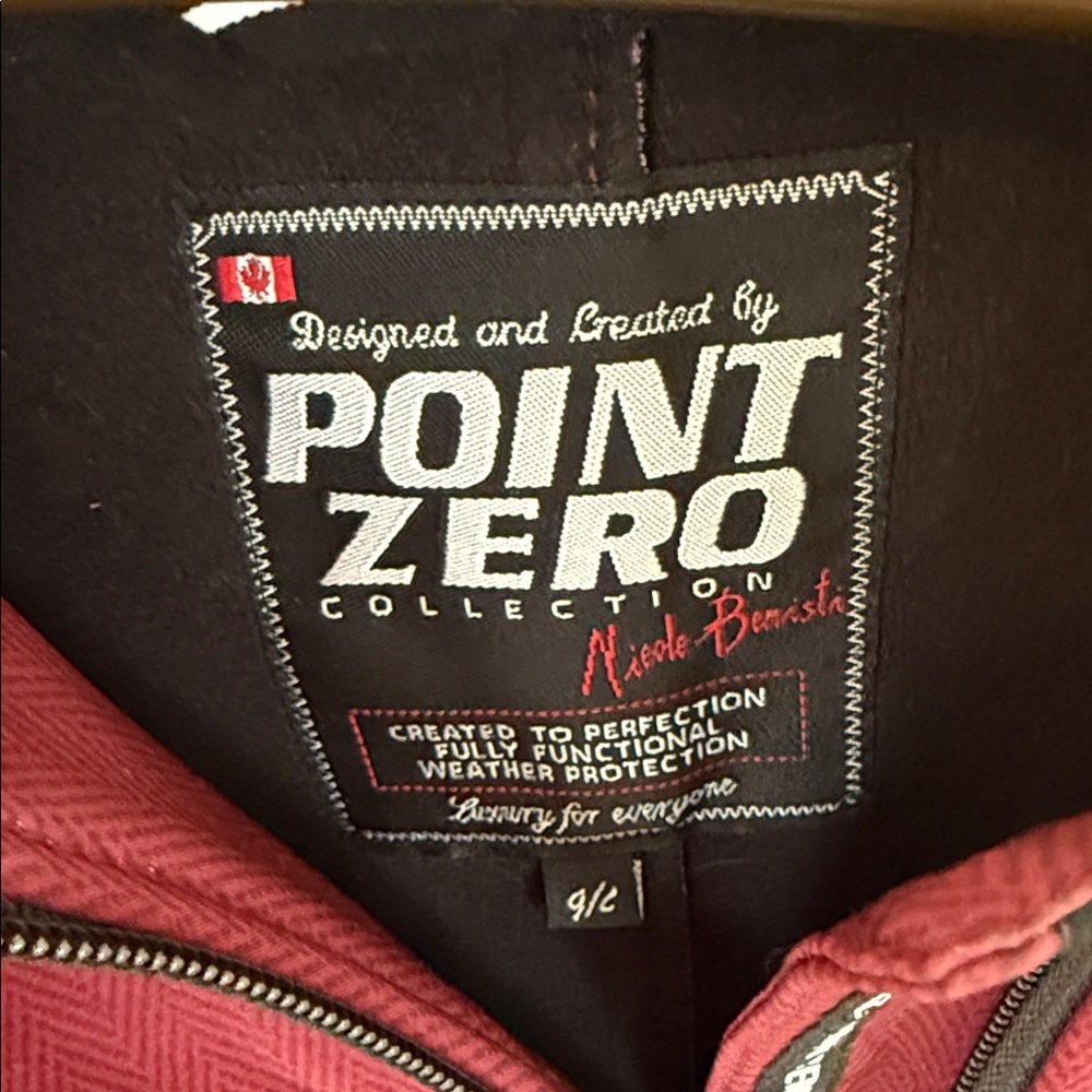 Point Zero Burgundy Utility Jacket - Picture 2 of 2